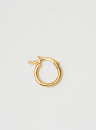 wire hoop shiny gold 10 mm