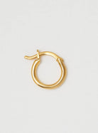 wire hoop 12 mm shiny gold