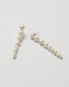 Irregular pearl earrrings 2_silver