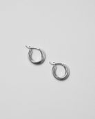 Mini swirl hoops_silver