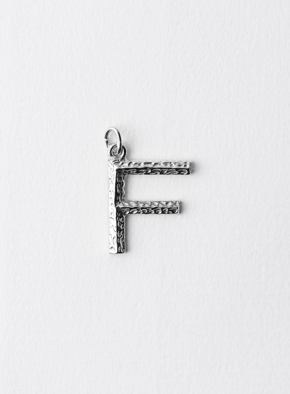 NEW LETTER F SILVER