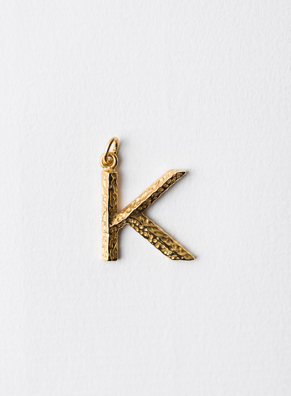 NEW LETTER K GOLD