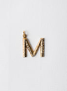 NEW LETTER M GOLD