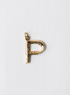 NEW LETTER P GOLD