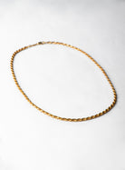 thick rope chain gold