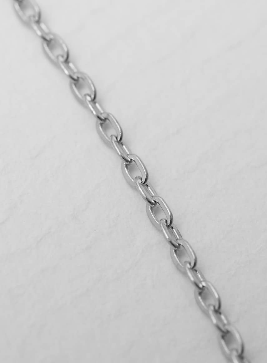 thin chain silver