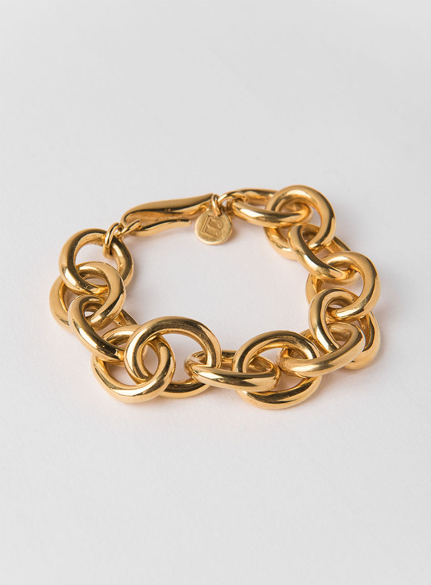 Chain collection bracelet gold
