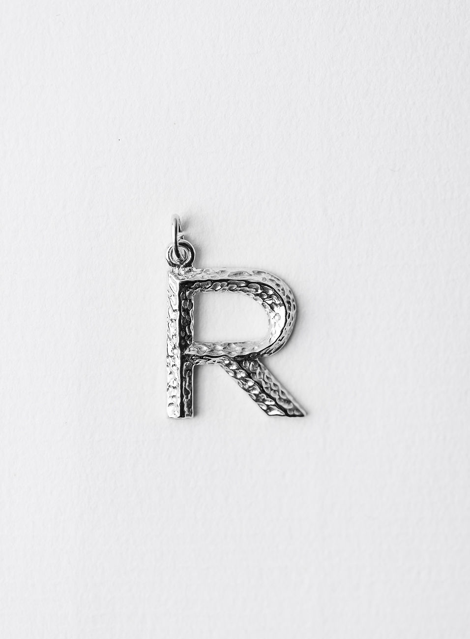 Signature Letter R Silver