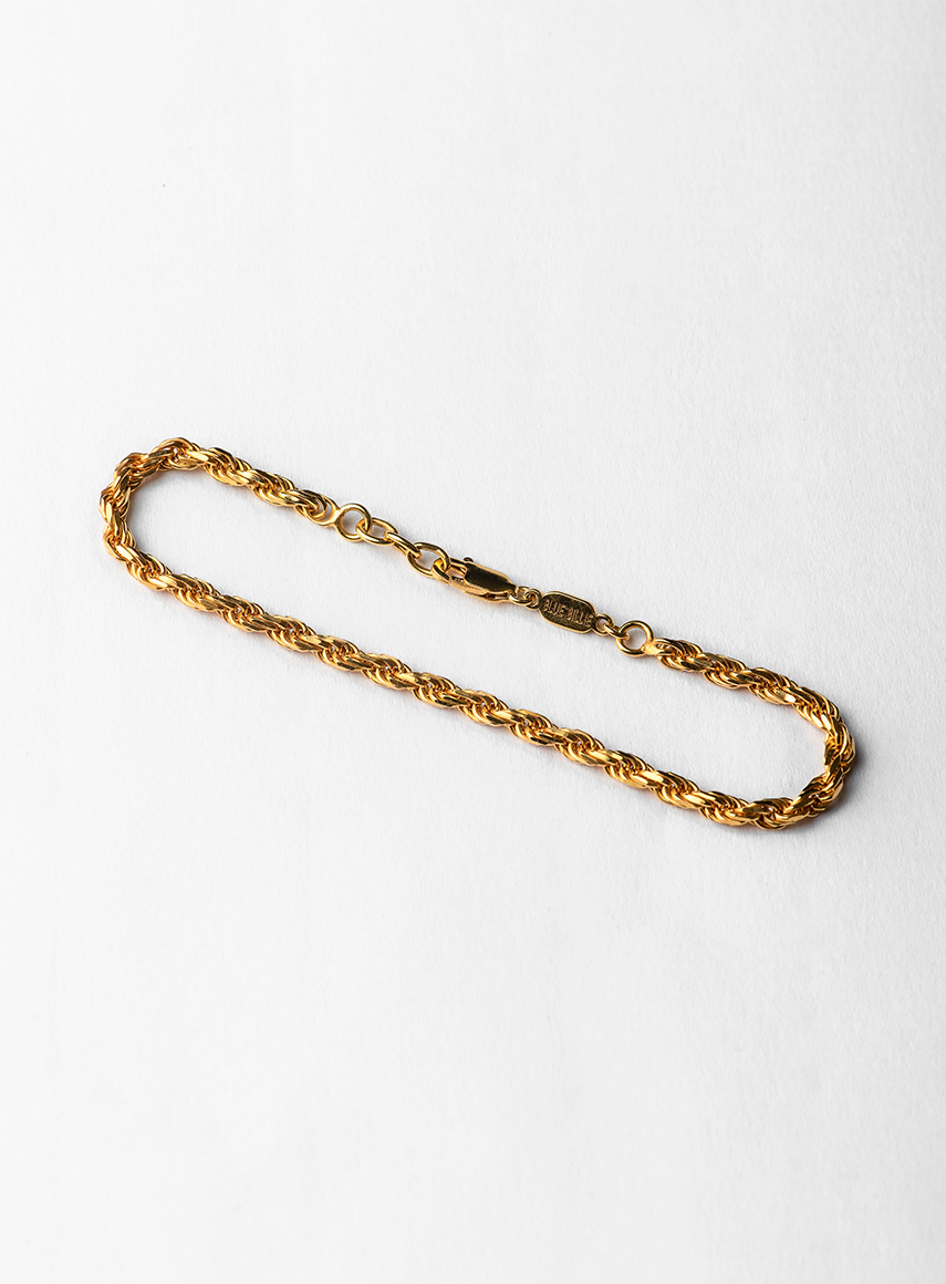Thick Rope Bracelet Gold