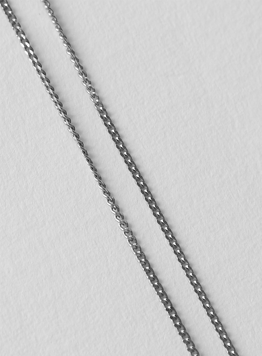 Plain Chain Silver 45 cm