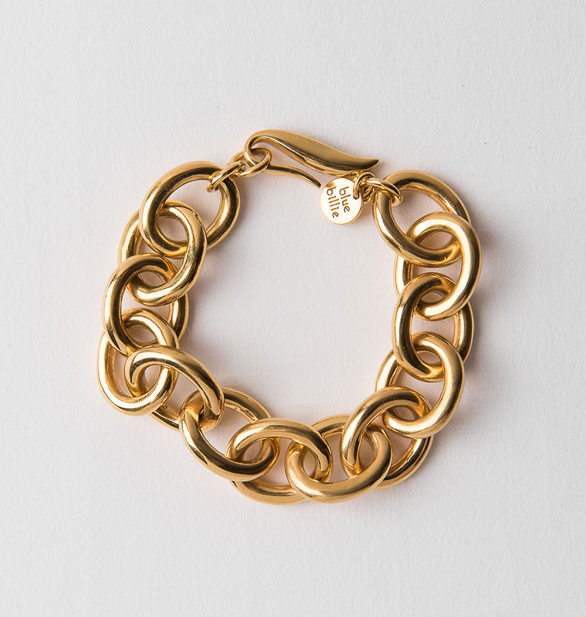 chain collection chunky armband guld