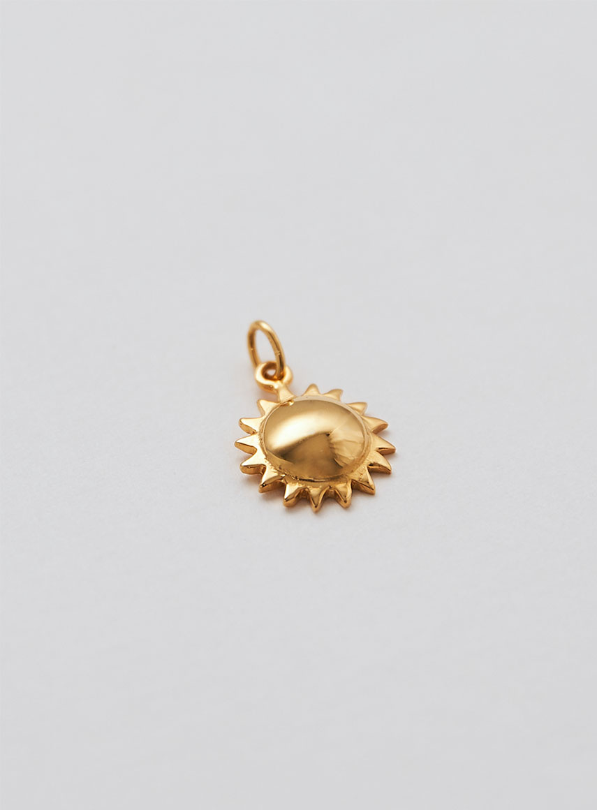Mini Sun Symbol Shiny Gold