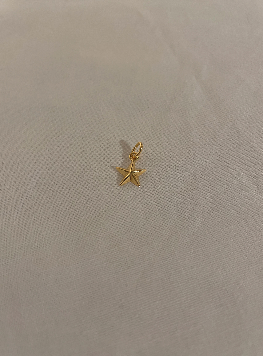 star earring gold