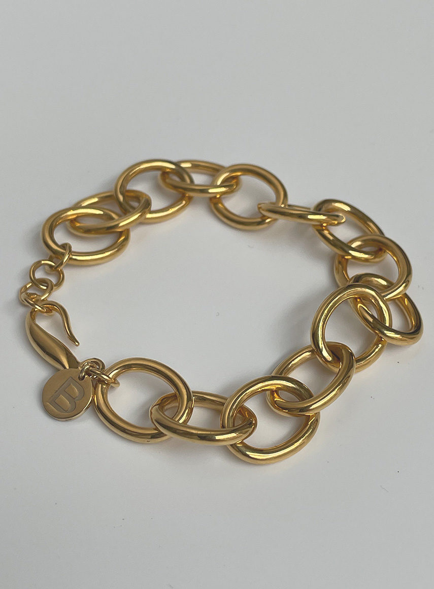 Thin Chain Bracelet Guld