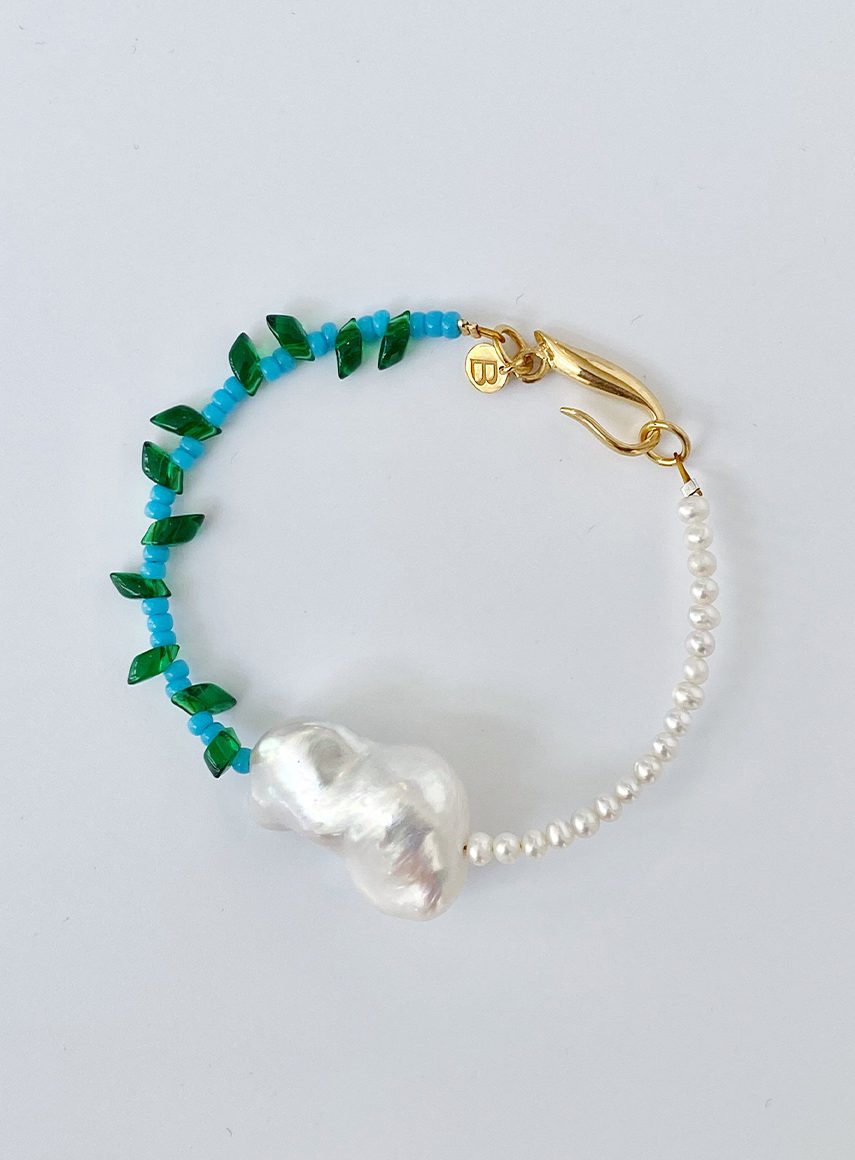Mixed baroque pearl bracelet Ocean