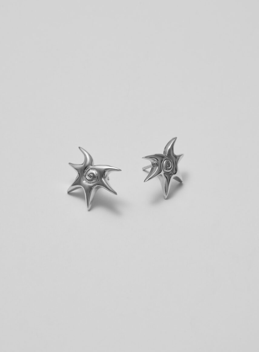 Mini Solar earrings silver