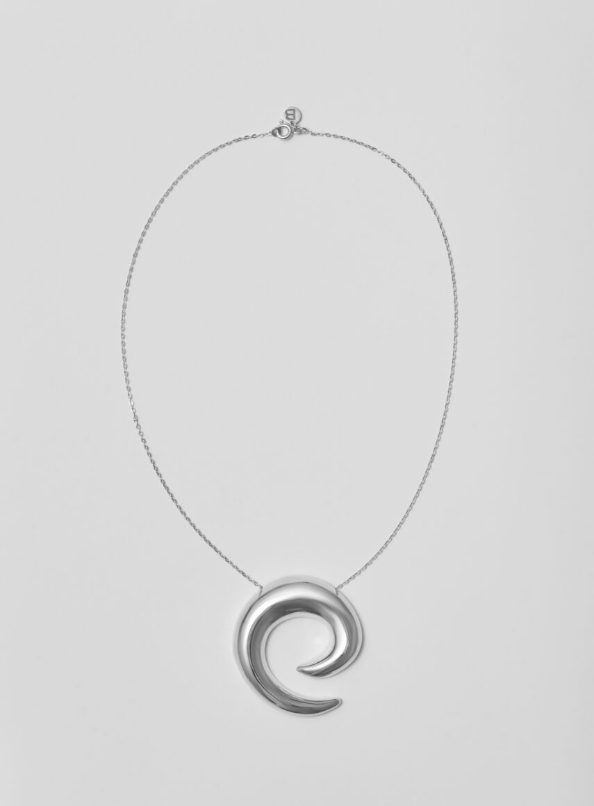 Mini Saturn Necklace silver