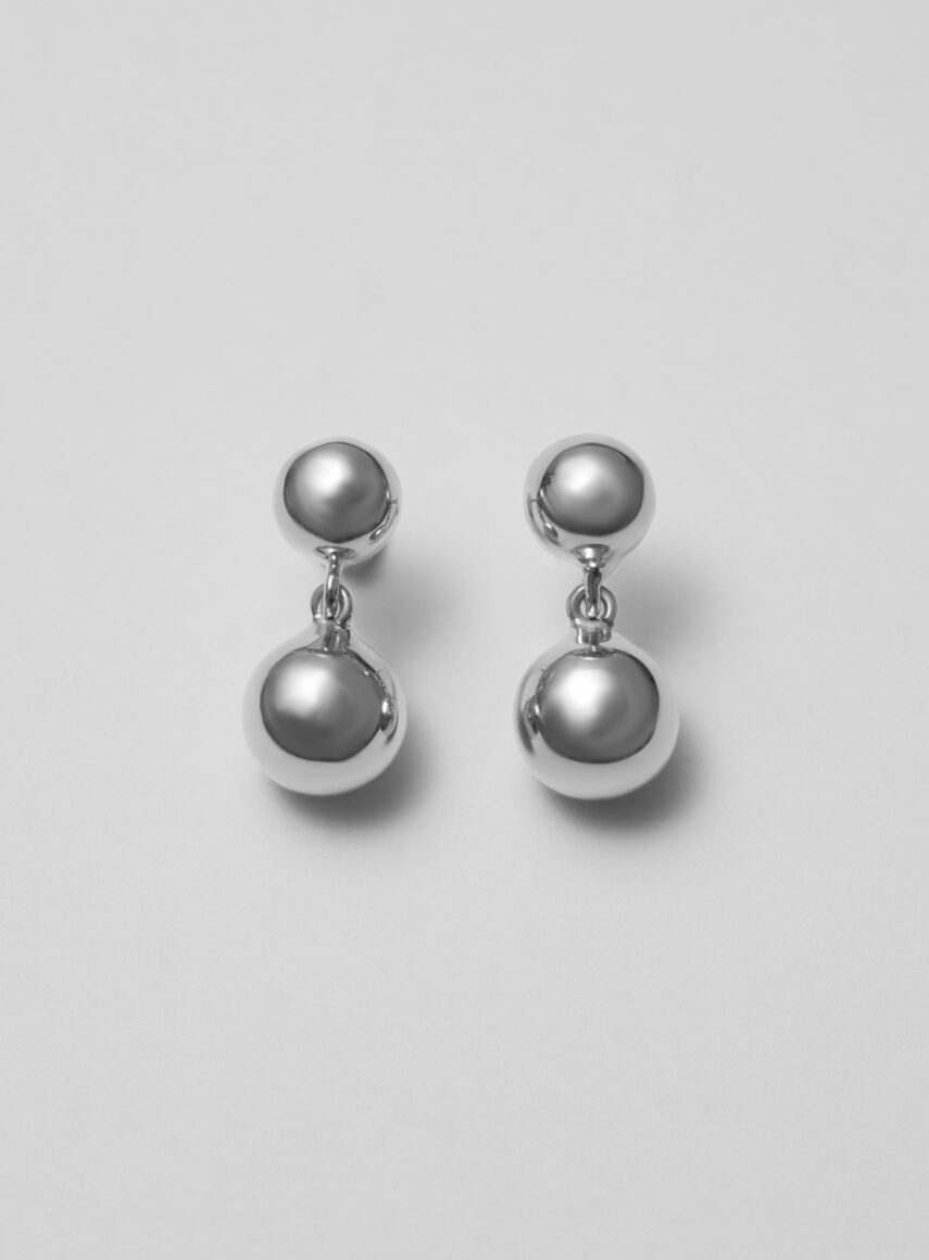 Sphere Earrings silver